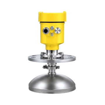 80GHz Parabolic Dish Radar Level Sensor | 120m Long-Range Silo Level Transmitter